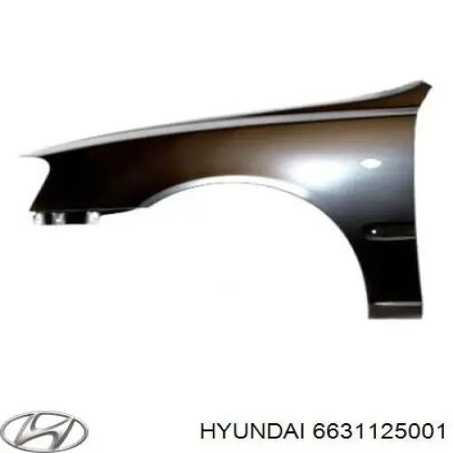 Ліве переднє крило Elit KH3155313 ціна, від 34.96 USD