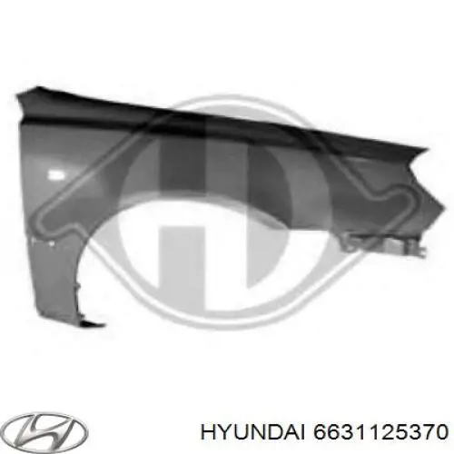 Ліве переднє крило Polcar 400801 ціна, від 38.53 USD
