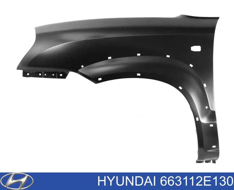 Купити 663112E130 Hyundai/Kia Крило переднє ліве