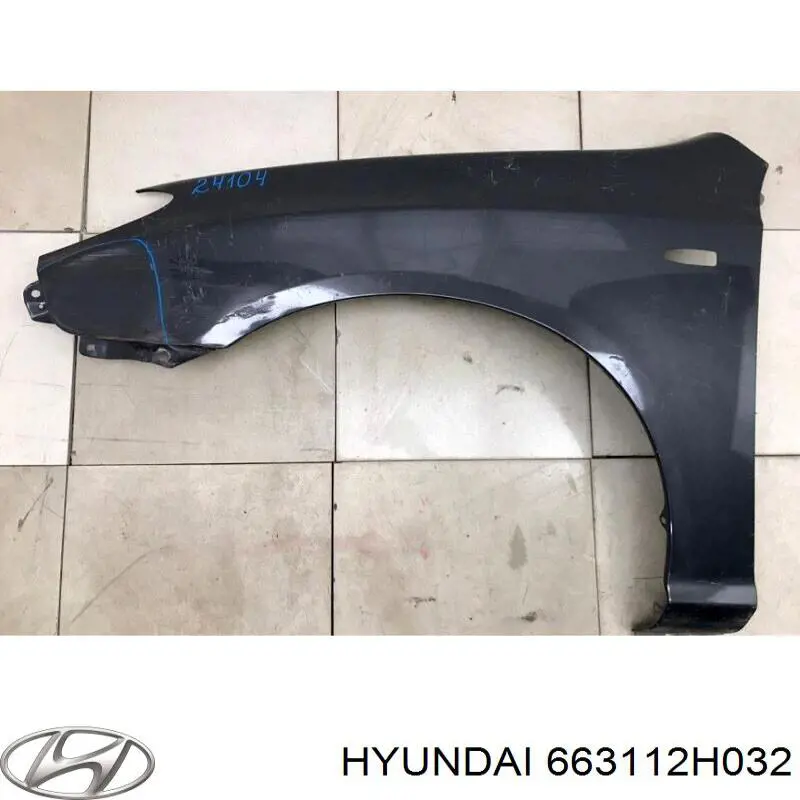 663112H032 Hyundai/Kia Переднє ліве крило