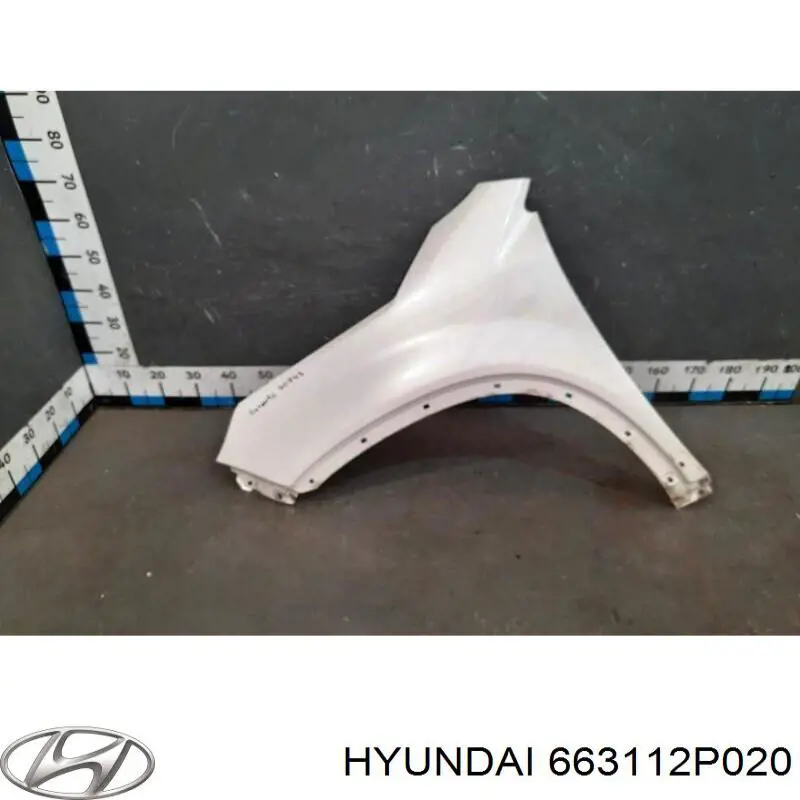 663112P020 Hyundai/Kia крило переднє ліве