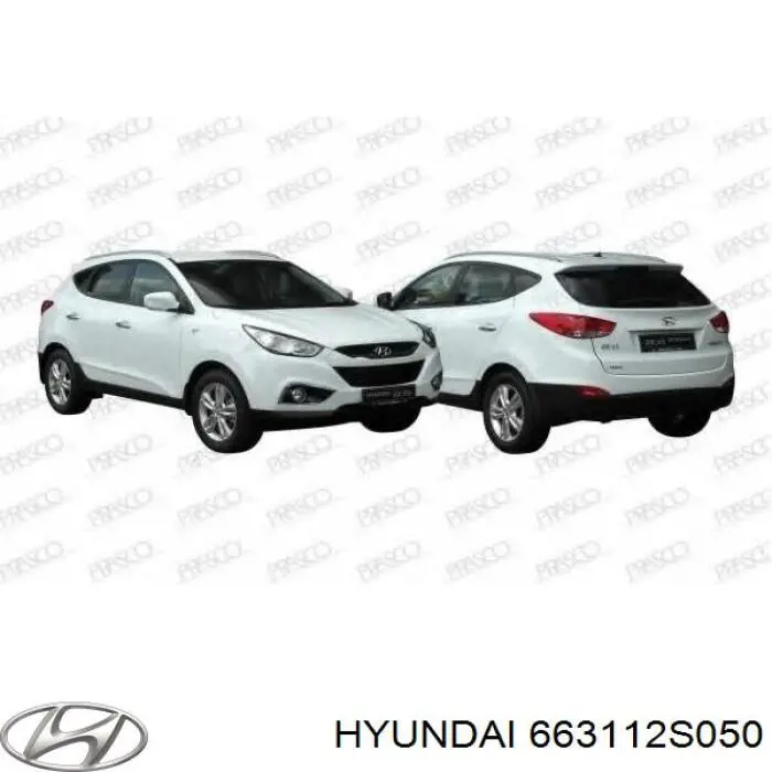 663112S050 Hyundai/Kia Переднє ліве крило