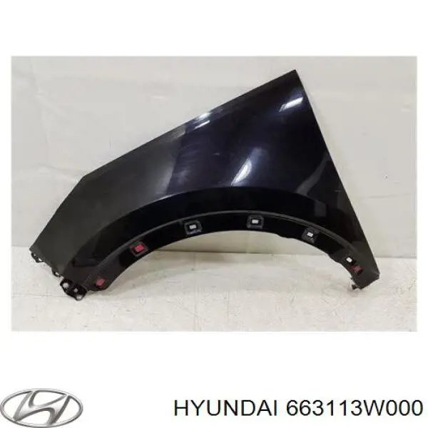 663113W000 Hyundai/Kia крило переднє ліве