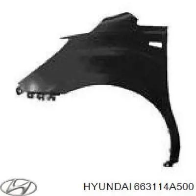 663114A500 Hyundai/Kia крило переднє ліве