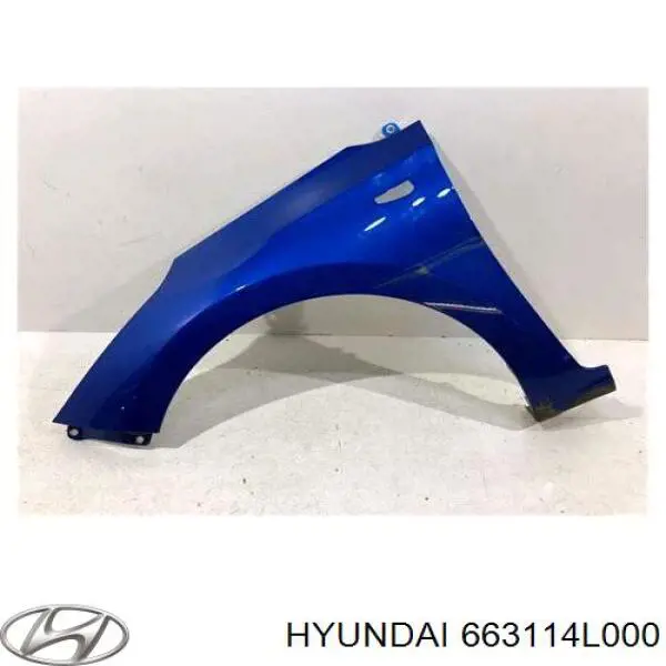 Переднє ліве крило на Hyundai SOLARIS I SBR11