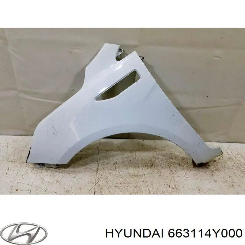 Крило переднє ліве 663114Y000 Hyundai/Kia