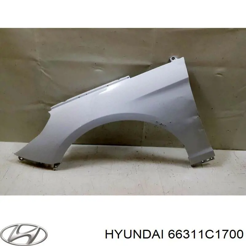 Ліве переднє крило Hyundai/Kia 66311C1700 ціна, від 237.89 USD