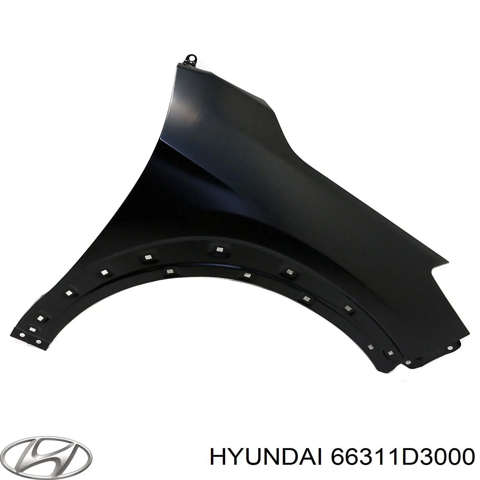 Ліве переднє крило Hyundai/Kia 66311D3000 ціна, від 102.59 USD