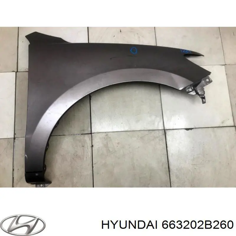663202B260 Hyundai/Kia крило переднє праве