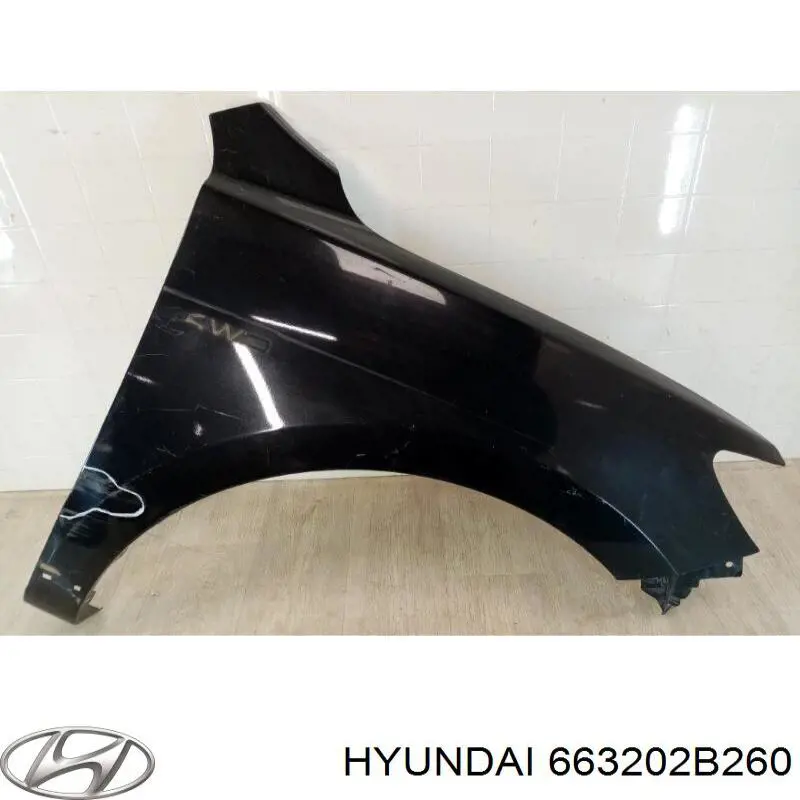 663202B260 Hyundai/Kia Крило переднє праве