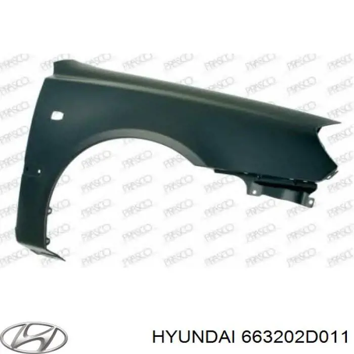 Крило переднє праве FPS FP3201312 ціна, від 40.24 USD
