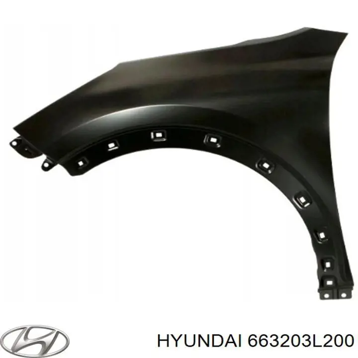 Крило переднє праве на Hyundai Grandeur TG