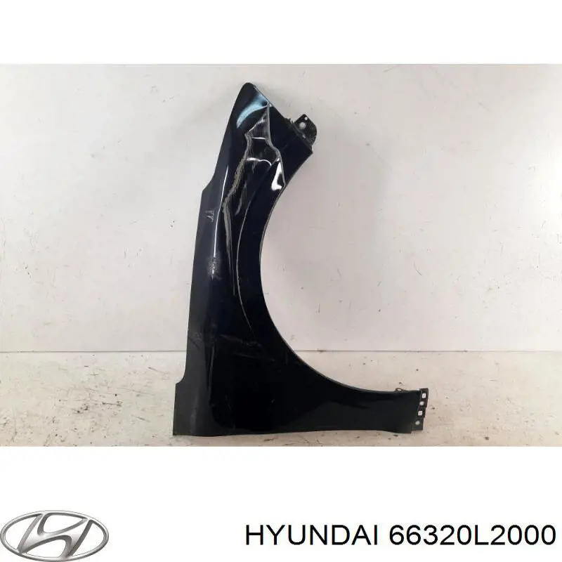 Крило переднє праве Hyundai/Kia 66320L2000 ціна, від 229.19 USD