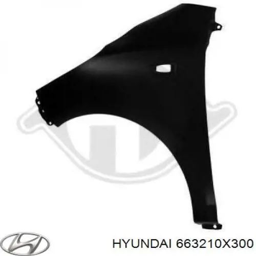 Крило переднє праве FPS FP3218311 ціна, від 37.80 USD