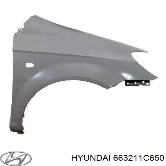 Купити 663211C550 Hyundai/Kia Крила