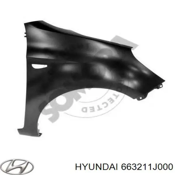Крыло на Hyundai I20 PB