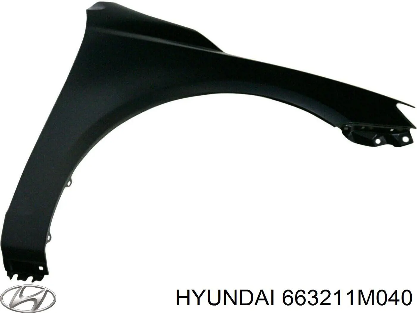 663211M010 Hyundai/Kia крило переднє праве