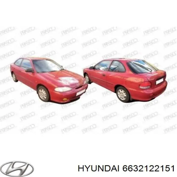 Крило переднє праве на Hyundai Accent 
