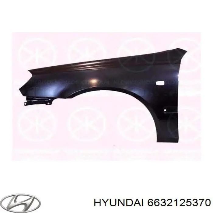 6632125370 Hyundai/Kia крило переднє праве