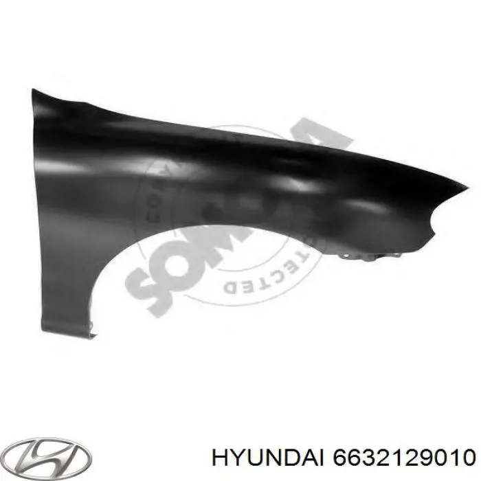 Крило переднє праве Hyundai Lantra II седан (1995 - 2000) ціна, від  