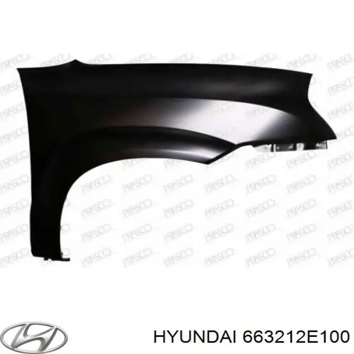 Крило переднє праве на Hyundai Tucson 