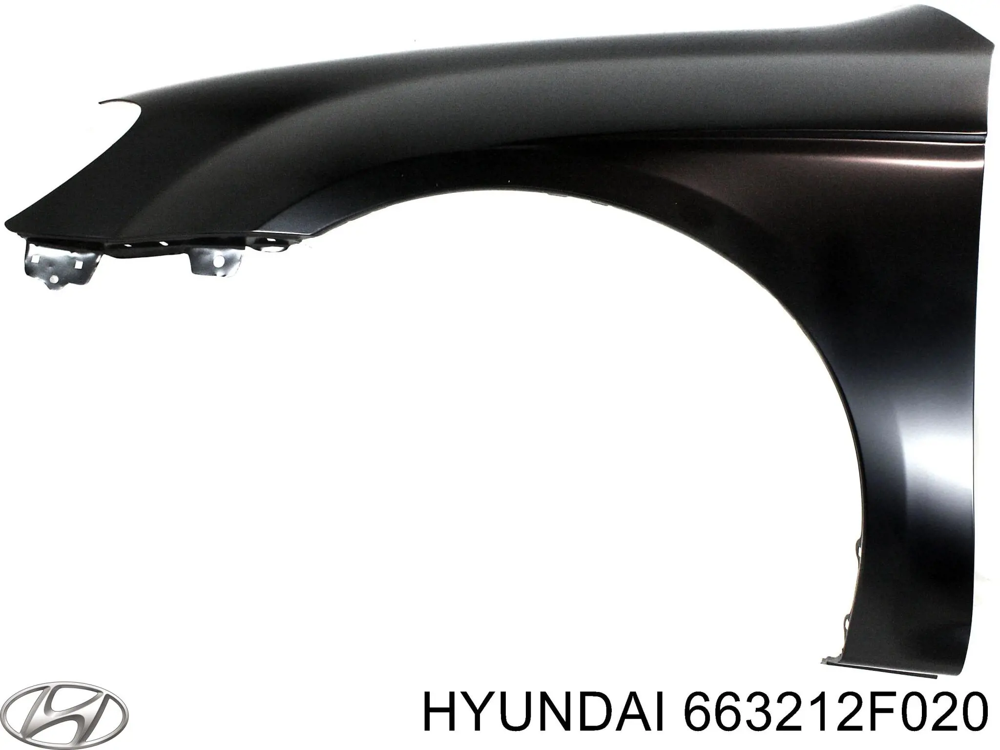 663212F020 Hyundai/Kia крило переднє праве
