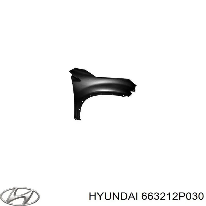 Крило переднє праве Hyundai/Kia 663212P030 ціна, від 51.32 USD