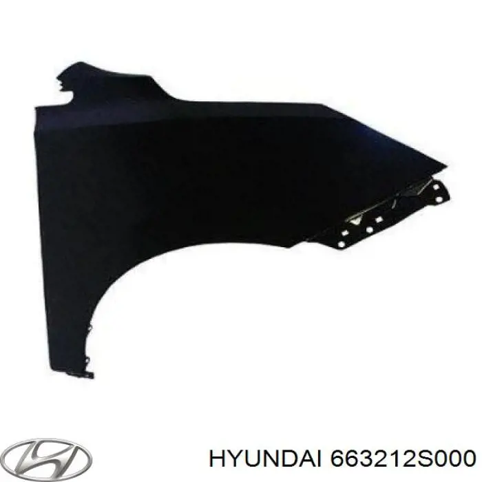 Крило переднє праве на Hyundai Ix35 LM
