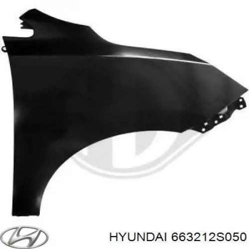 Купити 663212S050 Hyundai/Kia Крила