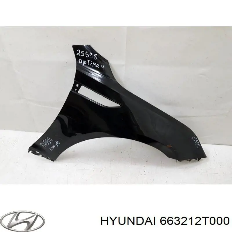 663212T000 Hyundai/Kia крило переднє праве