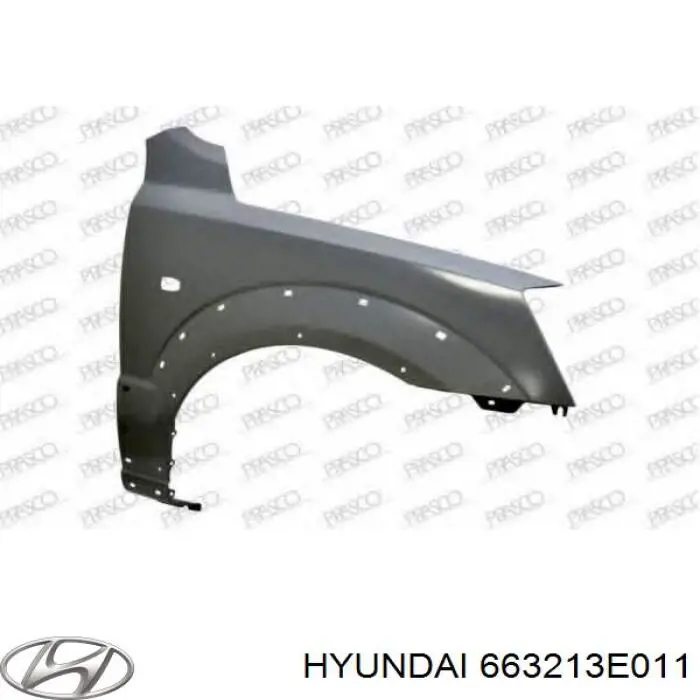 Купити 663213E011 Hyundai/Kia Крила