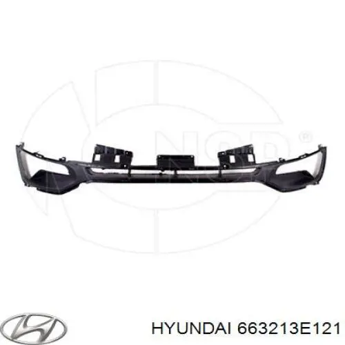 Крило переднє праве 663213E121 Hyundai/Kia