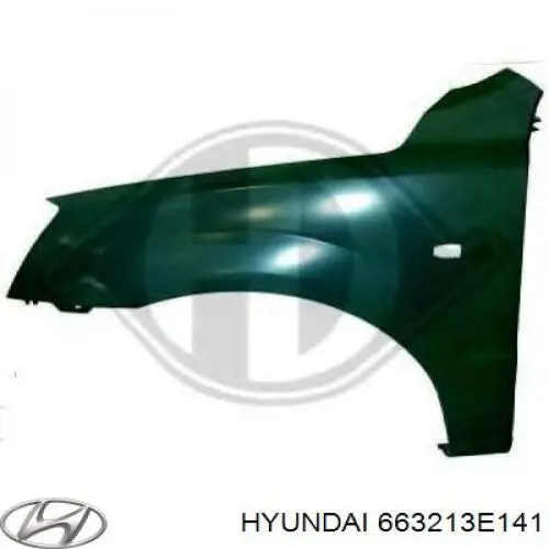 Купити 663213E031 Hyundai/Kia Крила