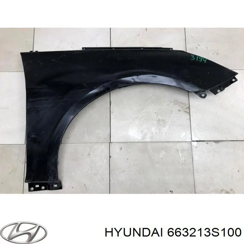 Крило переднє праве Hyundai/Kia 663213S100 ціна, від 153.53 USD