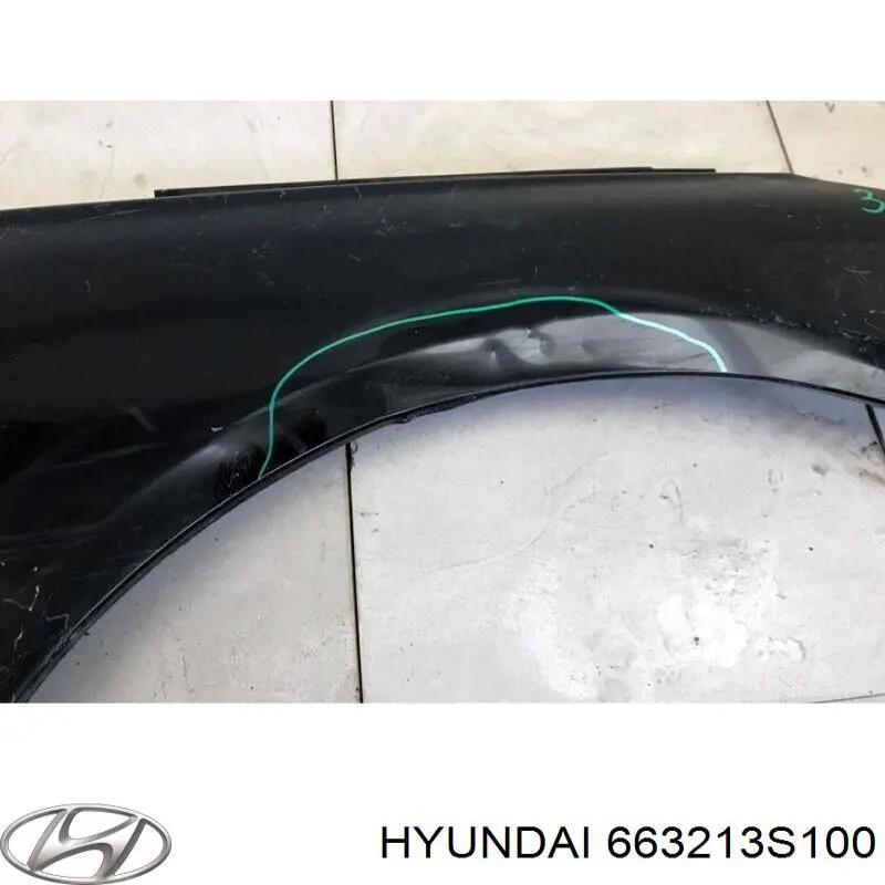 663213S100 Hyundai/Kia Крило переднє праве