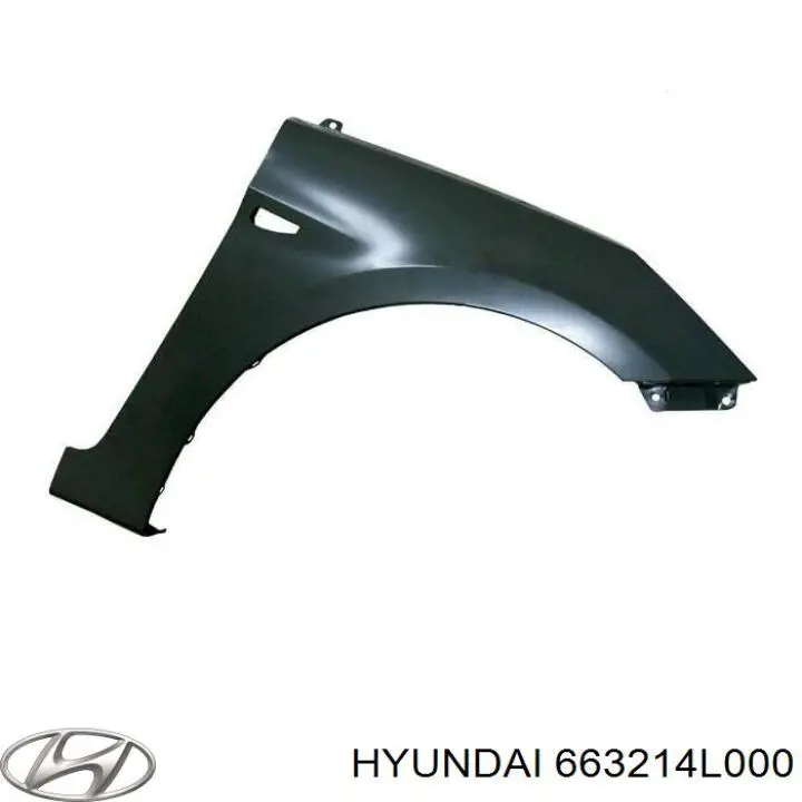 Крило переднє праве Hyundai SOLARIS I седан (SBR11) (2011 - 2017) ціна, від 302.92 USD