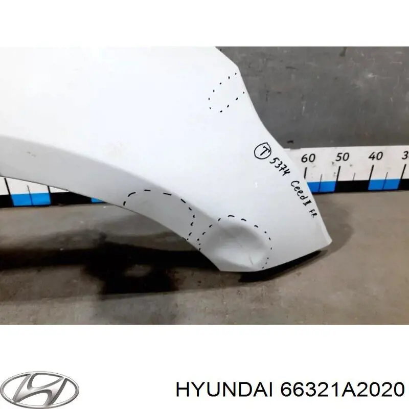 Крило переднє праве Hyundai/Kia 66321A2020 ціна, від  USD