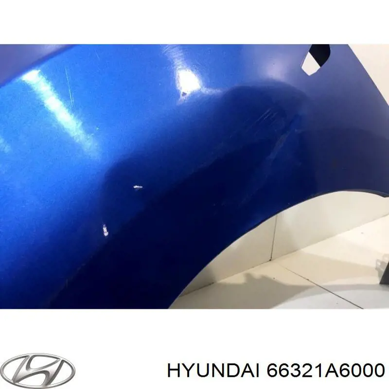66321A6000 Hyundai/Kia крило переднє праве