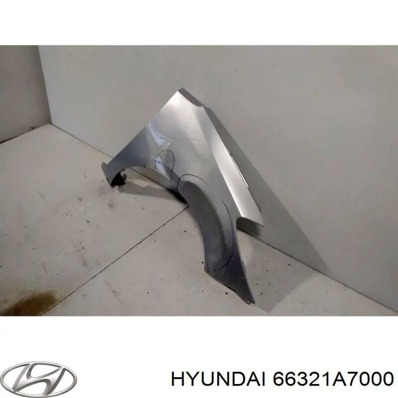 66321A7000 Hyundai/Kia крило переднє праве