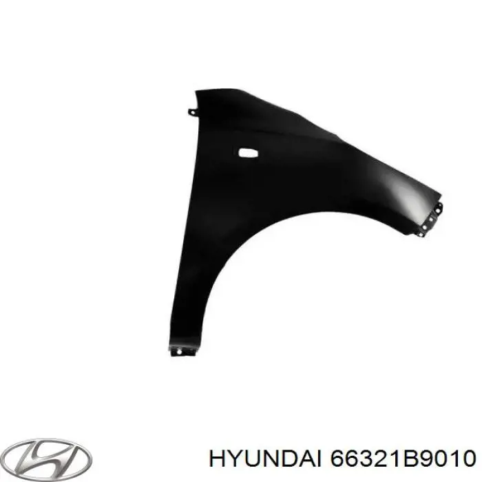 Крило переднє праве Hyundai/Kia 66321B9010 ціна, від 70.98 USD