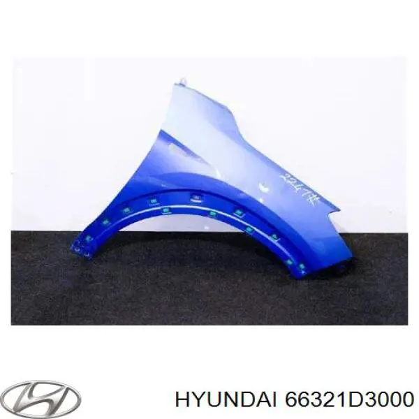 66321D3000 Hyundai/Kia крило переднє праве