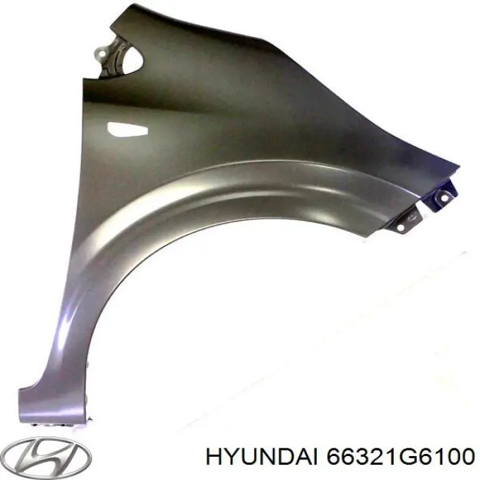 66321G6100 Hyundai/Kia Крило переднє праве