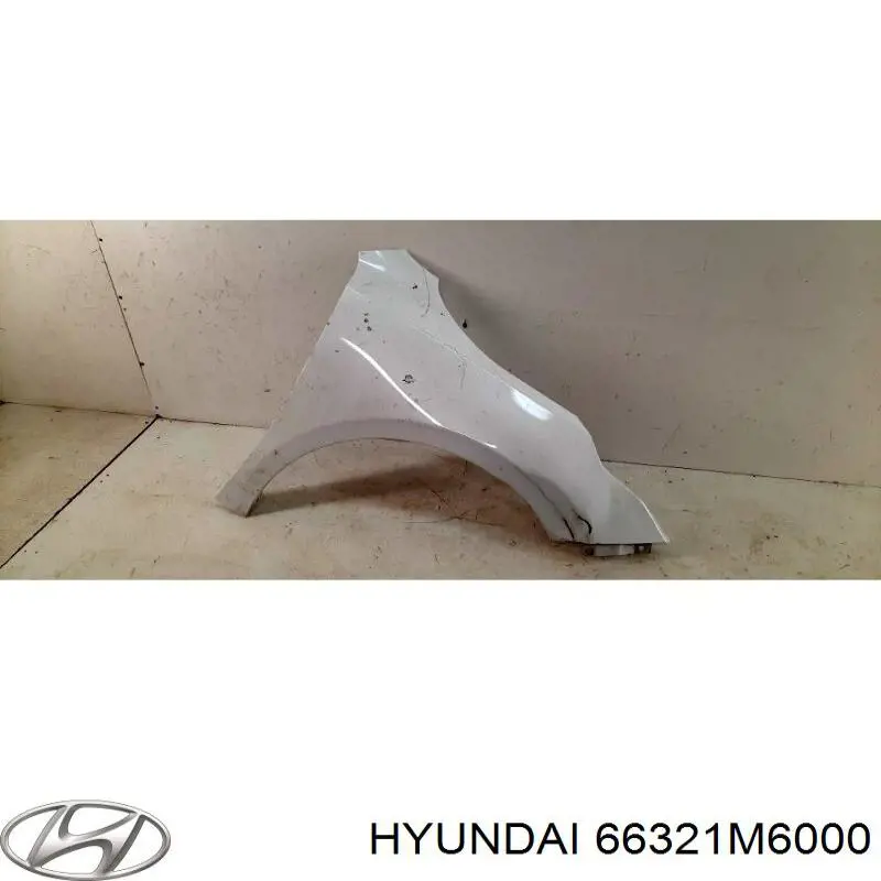 66321M6000 Hyundai/Kia Крило переднє праве