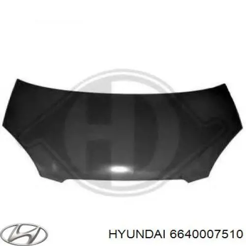 6640007510 Hyundai/Kia капот