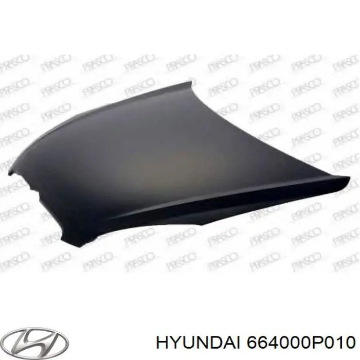 Капот Hyundai/Kia 664000P010 ціна, від 162.85 USD