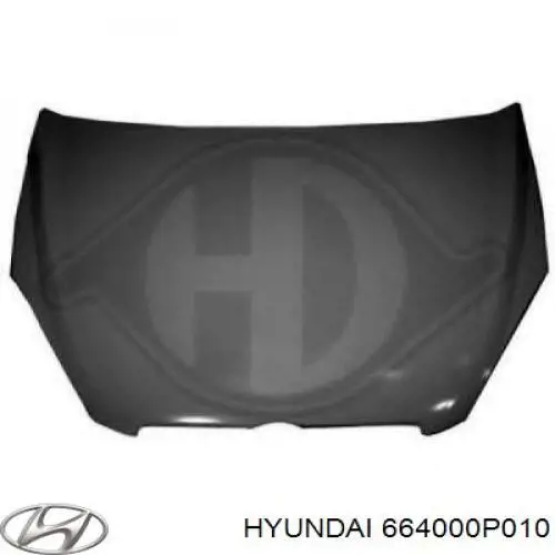 Капот на Hyundai Accent MC