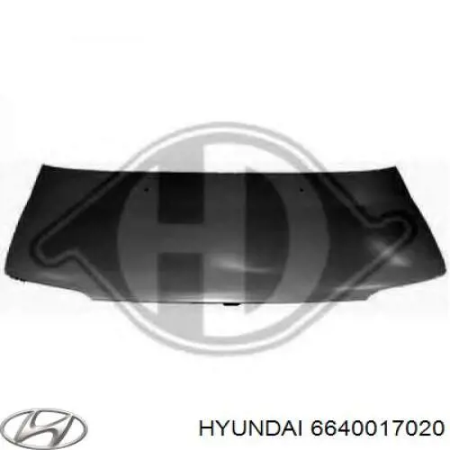 6640017020 Hyundai/Kia Капот