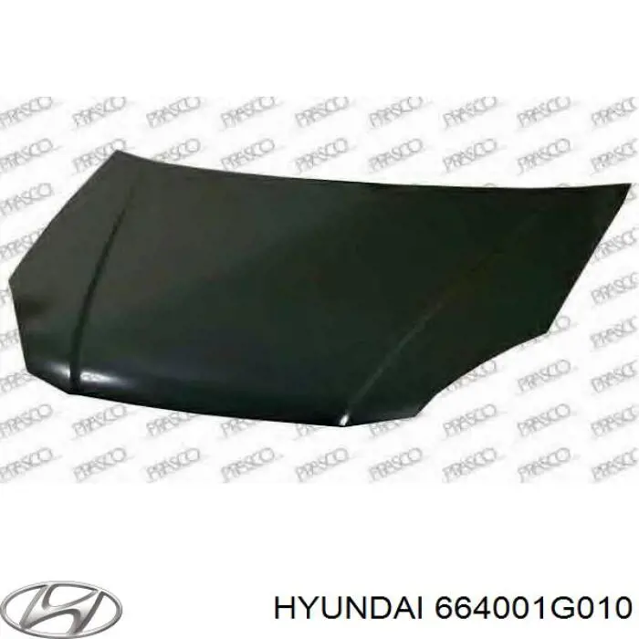 Капот 664001G010 Hyundai/Kia