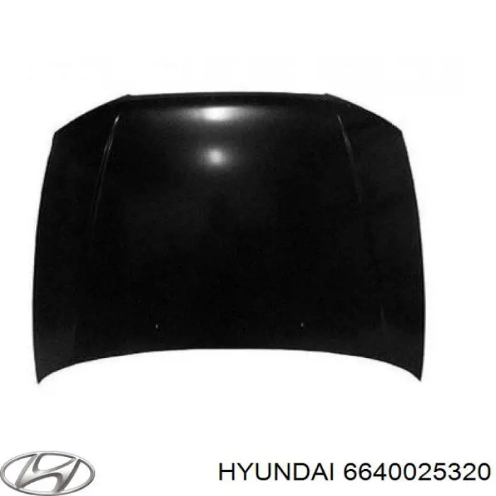 Капот Hyundai/Kia 6640025320 ціна, від 90.30 USD