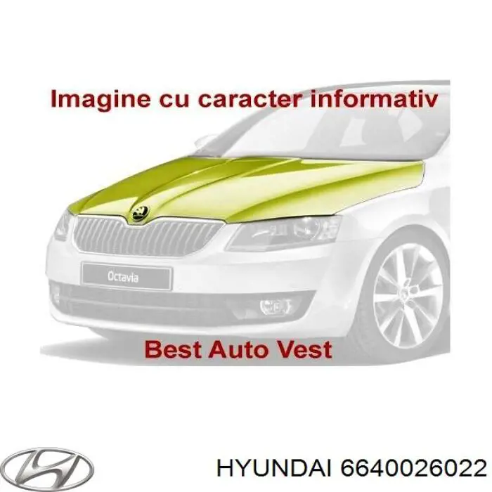 Капот Hyundai/Kia 6640026022 ціна, від 126.66 USD